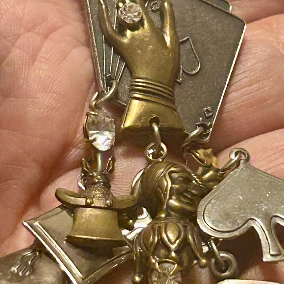 Mary Demarco Whimsical Good luck Brooch Cards Heart Dice - Picture 4 of 9